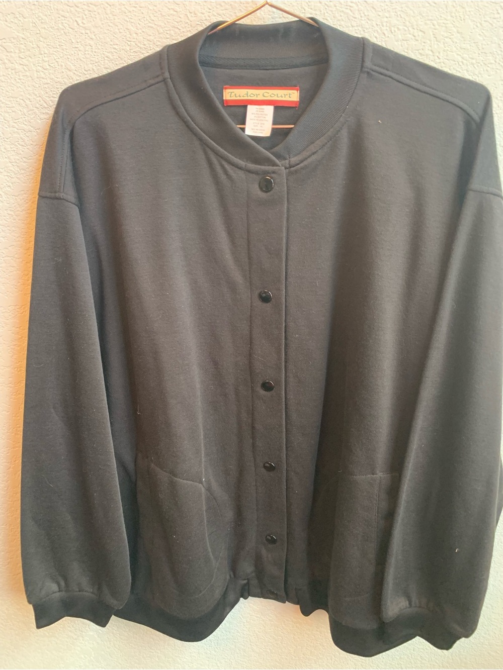 Women’s Black Button-Front Cardigan Jacket